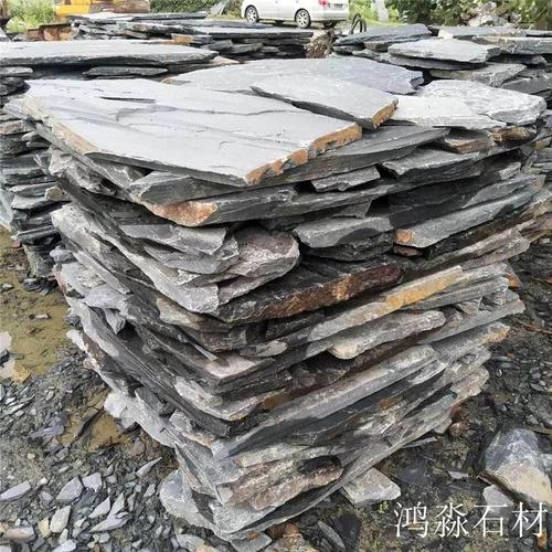 建材产品 石材 荒料板材 板岩 产品详细介绍冰裂纹碎拼石是多边形石材