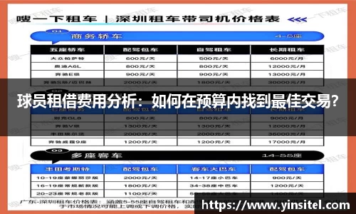 球员租借费用分析：如何在预算内找到最佳交易？